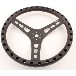 JOES Racing Products - 13514-B - 14in Dished Steering Wheel Black