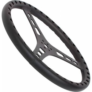 JOES Racing Products - 13534-B - 14in Flat Steering Wheel Black