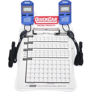 QuickCar - 51-054 - Clipboard Timing System White