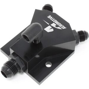 Aeromotive - 65607 - Fitting Kit Y-Block 1x 6an  2x 6an  1/8-NPT