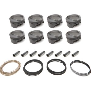 Mahle Pistons - 930271030 - SBM Dished PowerPak Piston Set 4.030 Bore