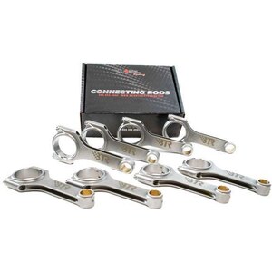 Brian Tooley Racing - BTRROD6125H1-8 - 4340 Forged H-Beam Rods 6.125in w/ARP Bolts