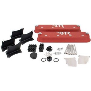 Brian Tooley Racing - VCA-02-RED-CM - Valve Covers w/Coil Mounts - Red