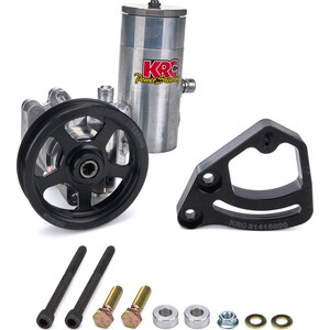 KRC Power Steering - ESP 18020115 - Power Steering Pump Kit SBC 4.2in 6-Rib Serp