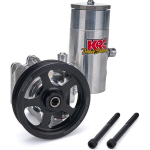 KRC Power Steering - ESP 19620100 - P/S Pump Elite w/ 4.2in 6 Rib Pulley w/Reservoir