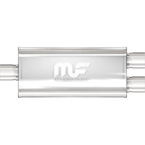 Magnaflow - 12288 - Stainless Muffler 3in Inlet/Dual 2.5in Out