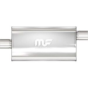 Magnaflow - 12909 - 3-1/2 in Center Inlet - 3-1/2 in Center Outlet - 22 x 11 x 5 in Oval Body - 28 in Long