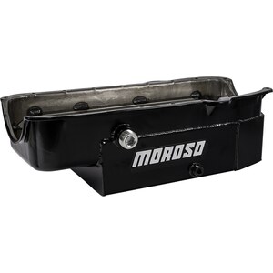 Moroso - 21325 - SBC 8qt CT Oil Pan - LH Dipstick