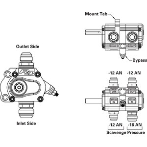 Peterson Fluid - Apr-06 - Oil Pump 2 Stage L/S W/ Rear Drive