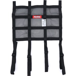 RaceQuip - 822001RQP - Window Net Mesh Black SFI Hybrid Adj. Strap