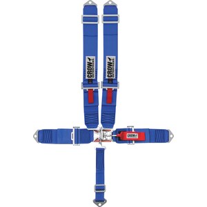 Crow Enterprizes - 11003 - 5-Pt Harness Small Latch Blu Bolt In Pull Down
