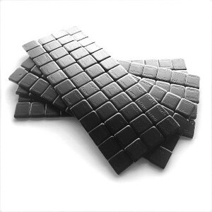 Drag Race Solutions - 7016-250B - Wheel Weights - Steel - Tape Stick On - Black