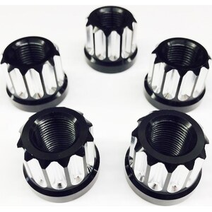 Drag Race Solutions - 7505-625M - Billet Aluminum 12pt Lug Nuts 5/8 5pk