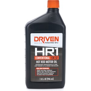 Driven Racing Oil - 02106 - HR1 15w50 Petroleum Oil 1 Qt