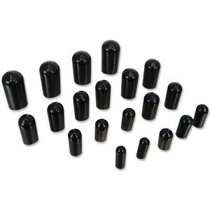 Moroso - 41091 - Vacuum Line Cap Kit Black