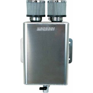 Moroso - 85390 - Vacuum Pump Breather Tank 2-Breathers -16A