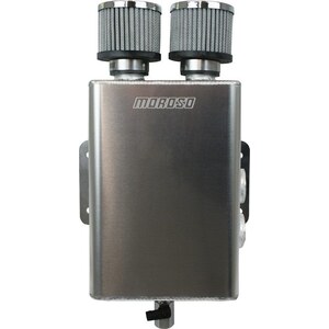 Moroso - 85392 - Air/Oil Separator Tank 2-Breathers / 2 16an Fem