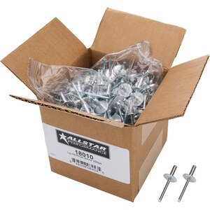 Allstar Performance - 18010 - Lg Hd Rivet Silver 250pk