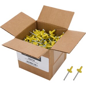 Allstar Performance - 18016 - Lg Hd Rivet Yellow 250pk