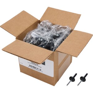 Allstar Performance - 18033 - Lg Hd Rivet Black 200pk