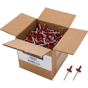 Allstar Performance - 18052 - Lg Hd Rivet Red Alum 250pk
