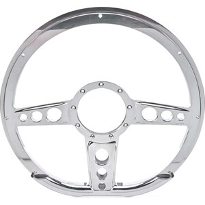 Billet Specialties - 29427 - Steering Wheel 14in D- Shape Trans Am Polished