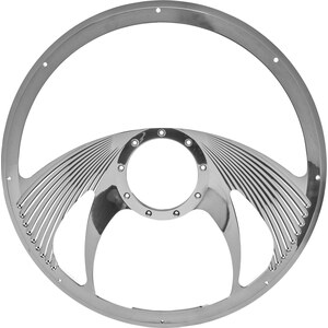 Billet Specialties - 34065 - Steering Wheel Half Wrap 15.5in Phantom