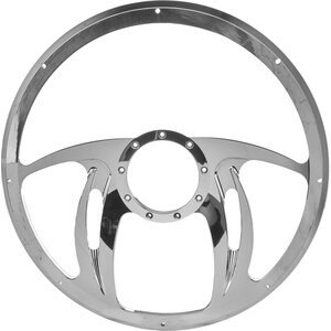 Billet Specialties - 34123 - Steering Wheel Half Wrap 15.5in Hurricane
