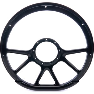 Billet Specialties - BLK29475 - Steering Wheel 14in D-Sh ape Prism Black