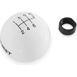 Hurst - 1630016 - F-Body 6-Speed White Classic Shift Knob
