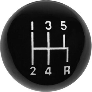 Hurst - 1630125 - Shift Knob - w/5-Speed Pattern - Black