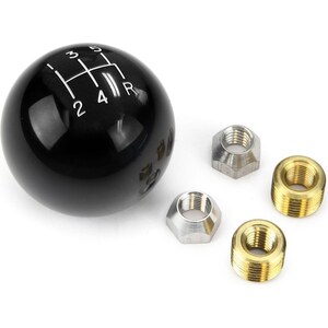 Lokar - SK-6876 - 2in Black Shifter Knob 5 Speed 3/8 x 24