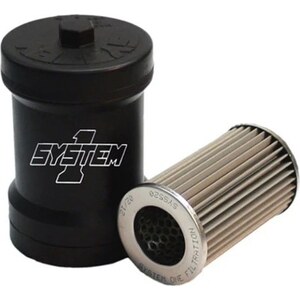 System One - 209-510B - Billet Fuel Filter - 10-Micron No Bypass