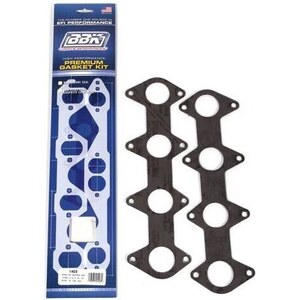 BBK Performance - 1403 - Exhaust Header Gasket Set Ford 4.6L/5.4L-3V - Stock Port - Steel Core Graphite - Ford Modular
