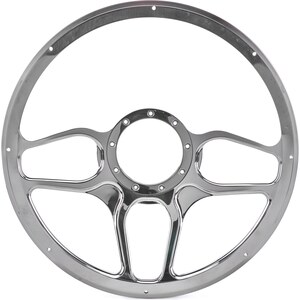 Billet Specialties - BC34102 - Steering Wheel 1/2 Wrap 15.5in Win Lite Black