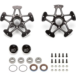 Ti22 Performance - TIP2801 - Direct Mount Front Hubs Super Lite Black