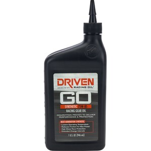 Driven Racing Oil - 00830 - Racing Gear Oil 75w85  1 Qt Bottle Synthetic