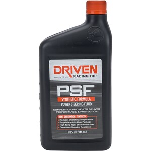 Driven Racing Oil - 01306 - Power Steering Fluid PSF Synthetic 1 Qt Bottle