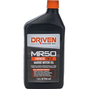 Driven Racing Oil - 02606 - MR50 15w50 Marine Oil 1 Qt Bottle
