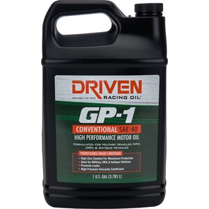 Driven Racing Oil - 19416 - GP-1 Conventional Oil SAE 40w 1 Gallon