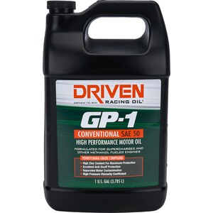 Driven Racing Oil - 19516 - GP-1 Conventional Oil SAE 50w 1 Gallon