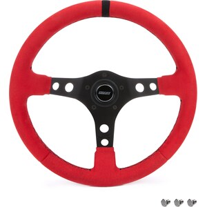 Grant - 8515 - Ultrasuede Steering Wheel Race Red