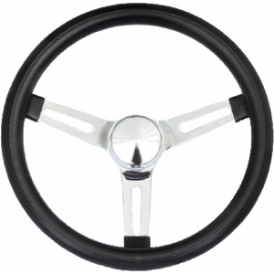 Grant - 8546 - Classic Series Steering Wheel Chrome Slotted 13.5 in