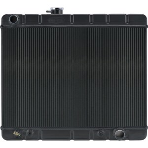 Cold Case Radiators - GPG38AB - 66-67 GTO Radiator w/AC AT Black 25.5in