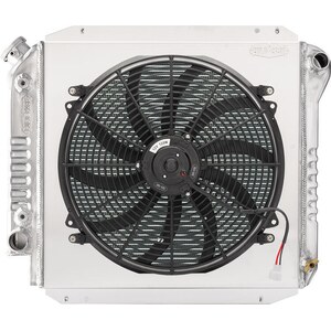 Cold Case Radiators - FOT574A-5K - 66-77 Bronco V8 Aluminum Radiator module