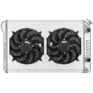 Cold Case Radiators - LMP590-5K - 82-92 F-Body LS Swap Radiator w/Dual 12in Fan 32in