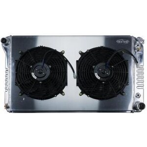 Cold Case Radiators - GMT556AK - 77-87 GM P/U Radiator AT 19in Dual 12in Fans