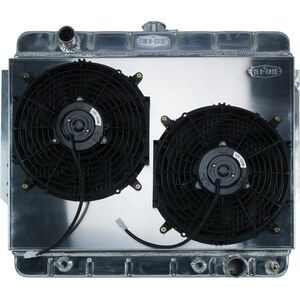 Cold Case Radiators - CHI566AK - 66-68 Impala Radiator Dual 12in Fans 28.75in