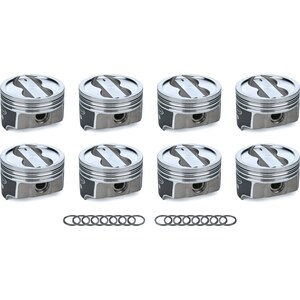 Icon Pistons - IC10011.030 - SBC Dish FHR Piston Set 4.030 Bore -18cc