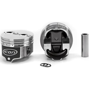 Icon Pistons - IC836.030 - BBM Dished Piston Set 4.350 Bore  -12cc